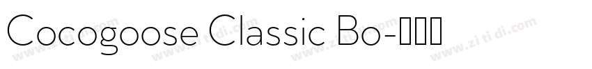 Cocogoose Classic Bo字体转换